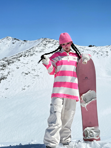 RenChill Striped Polo 3L Ski Pullover - Women's
