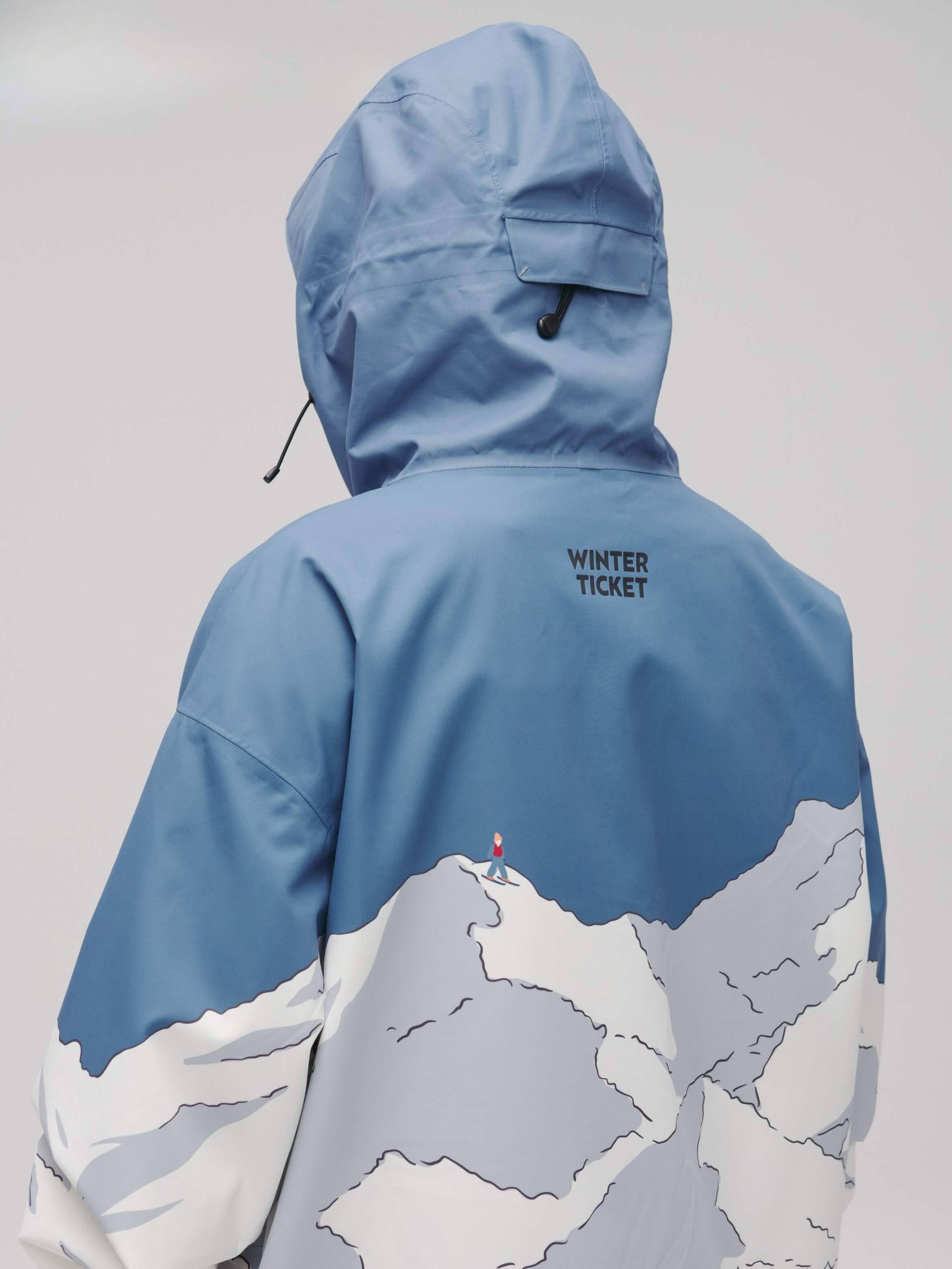 Winter Ticket Nightfall 3L Baggy Ski Jacket - Unisex – Alpine Master Winter Ticket Nightfall 3L Baggy Ski Jacket - Unisex – Alpine Master