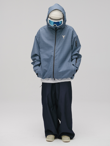 Winter Ticket Blue Motion 3L Baggy Freestyle Ski Jacket - Unisex