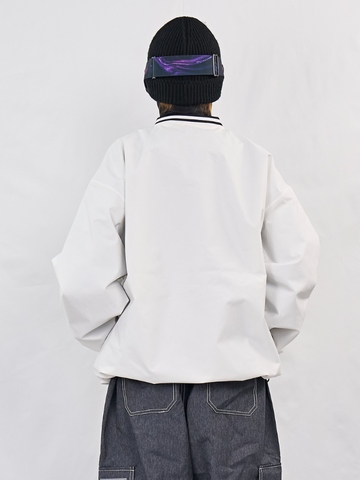 Doorek Baseball V-Neck Ski Pullover - Unisex