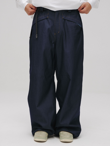 Winter Ticket Denim Steeze Baggy Ski Pants - Unisex