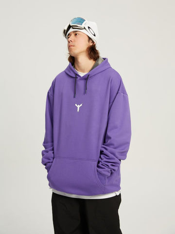 Winter Ticket Freestyle Purple Fleece Hoodie - Unisex