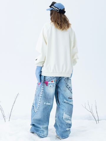 Molocoster 3D Print Baggy Snow Pant - Unisex