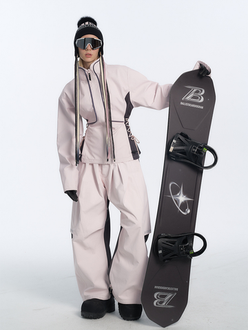 BCG Ballet Bound Pink Baggy Ski Pants - Women's