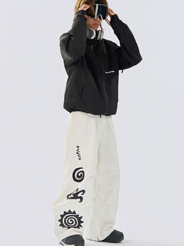 Doorek Totem Curved Baggy Snow Pants - Unisex