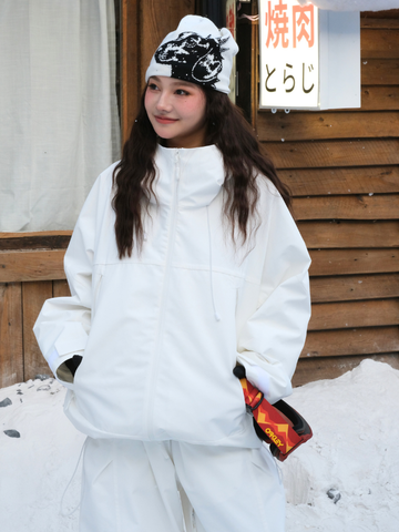 Hellystudio All-white 3L Snow Jacket - Unisex