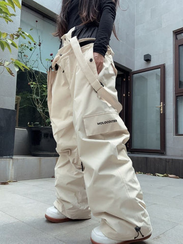 Molocoster Freestyle Fleece-Lined Ski Bibs - Unisex