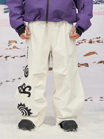 Doorek Totem Curved Baggy Snow Pants - Unisex
