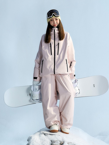 NANEND Pink 3L Winter Snow Suits - Women's