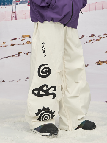 Doorek Totem Curved Baggy Snow Pants - Unisex