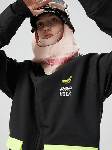 Tolasmik X Banana Hook Colorblock Collar Jacket - Women's