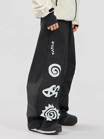 Doorek Totem Curved Baggy Snow Pants - Unisex