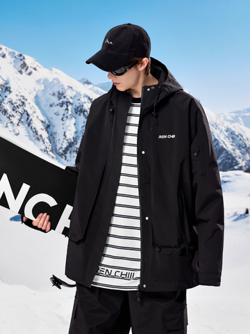 RenChill Classic Striped Ski Sweatshirt - Men's