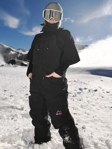 MYKU Arctic 3L Fleece Lined Snow Bibs - Unisex