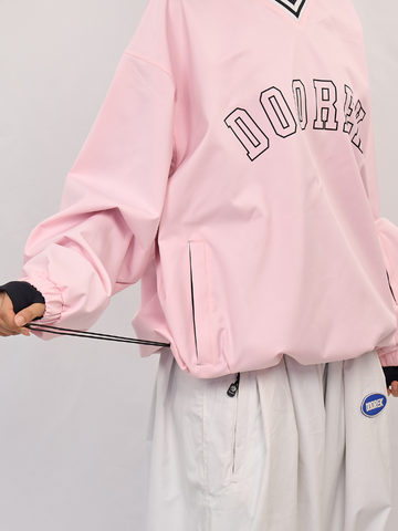 Doorek Baseball V-Neck Ski Pullover - Unisex