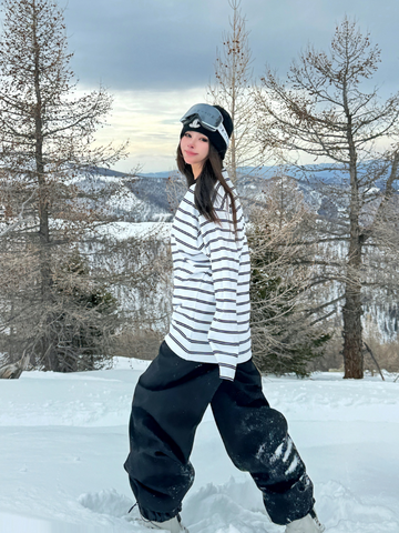 RenChill Classic Striped Ski Sweatshirt - Women's