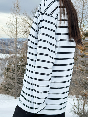 RenChill Classic Striped Ski Sweatshirt - Women's