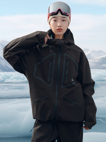 NIS SuperB Reflective Snow Tech Shell Jacket - Unisex