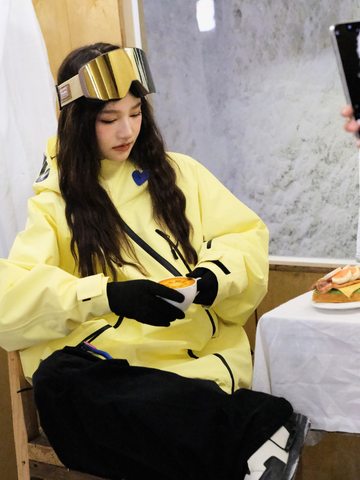 Hellystudio 3L Aurora Zip Lemon Ski Jacket - Unisex