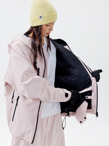 NANEND Pink 3L Winter Ski Jacket - Unisex