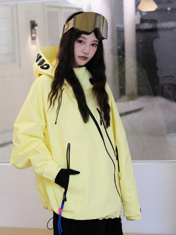 Hellystudio 3L Aurora Zip Lemon Ski Jacket - Unisex