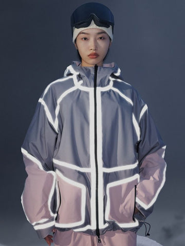 NIS SuperB Reflective Snow Tech Shell Jacket - Unisex