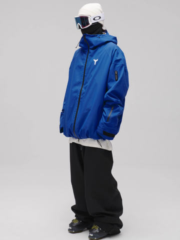 Winter Ticket Klein Blue Baggy Ski Jacket - Unisex