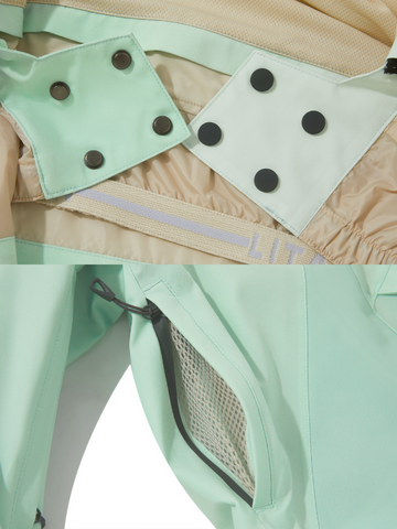 LITAN Gradient Color Mountain Snow Suit - Unisex