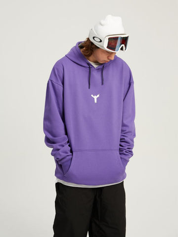 Winter Ticket Freestyle Purple Fleece Hoodie - Unisex