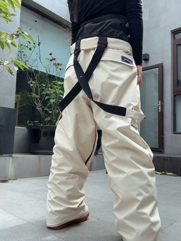 Molocoster Freestyle Fleece-Lined Ski Bibs - Unisex