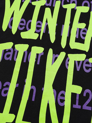 Winter Ticket Hip-Hop Snowboarding Pullover Top - Unisex