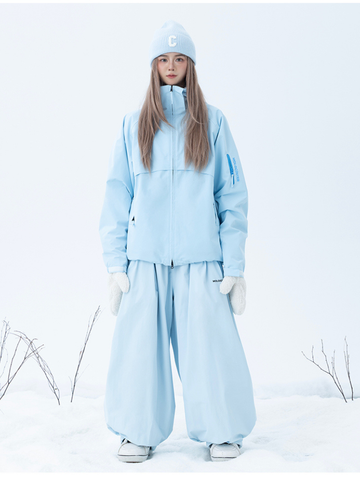 Molocoster Parachute Baggy Ski Pants – Unisex