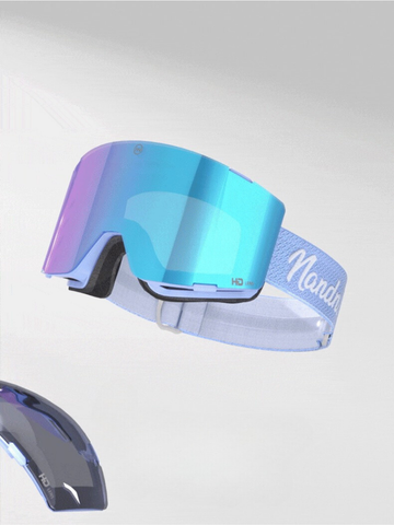 NANEND 3-Lens Magnetic Ski Goggles