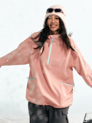 LITAN Half-Zip Fleece Snow Pullover - Women's