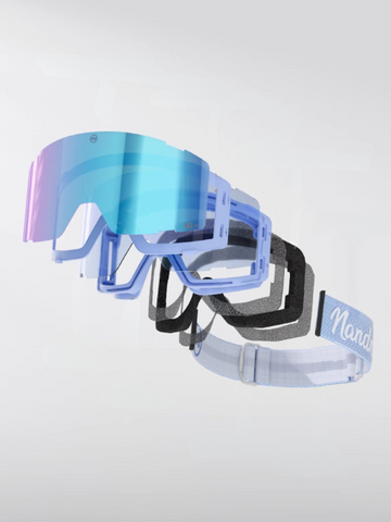 NANEND 3-Lens Magnetic Ski Goggles