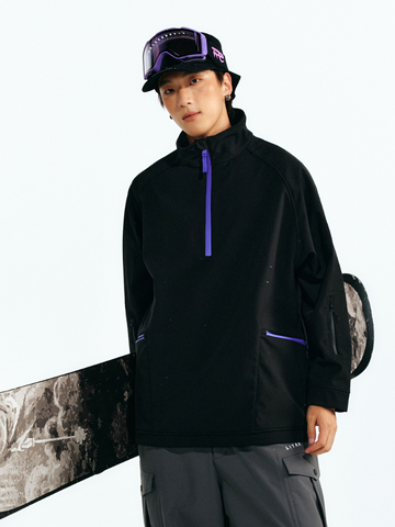 LITAN Half-Zip Fleece Snow Pullover - Men's