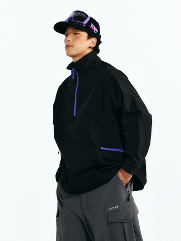 LITAN Half-Zip Fleece Snow Pullover - Men's