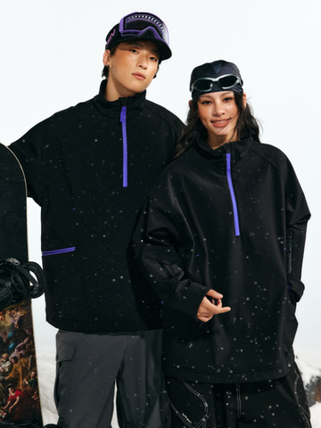 LITAN Half-Zip Fleece Snow Pullover - Men's