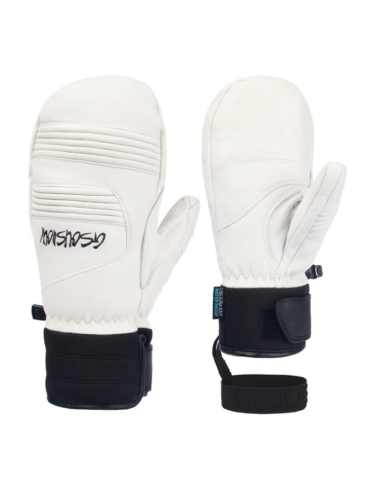 Gsou Snow Winter Leather Ski Mittens