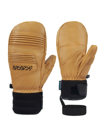 Gsou Snow Winter Leather Ski Mittens