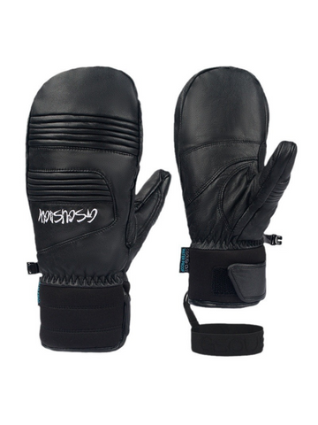 Gsou Snow Winter Leather Ski Mittens