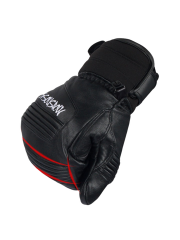Gsou Snow Winter Leather Ski Mittens
