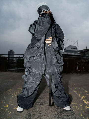 POMT CleanF Wrinkle Baggy Snow Jacket - Women's