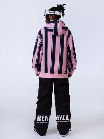 RenChill Winter Striped Snowboard Hoodie - Men's