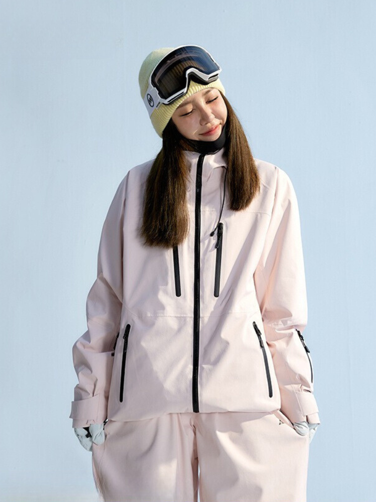 NANEND Pink 3L Winter Ski Jacket - Unisex