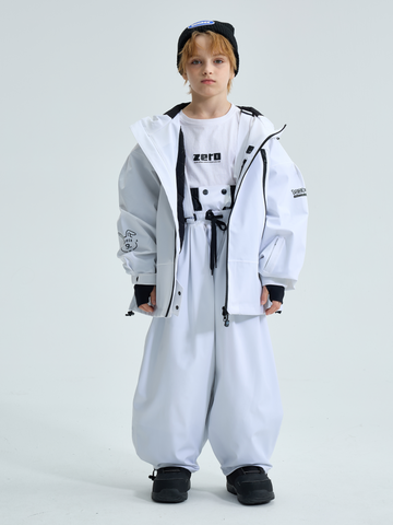 Doorek Kids Detachable Rabbit Ears Hooded Snow Suits