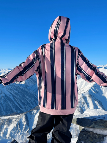 RenChill Winter Striped Snowboard Hoodie - Women's