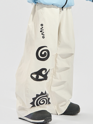 Doorek Totem Curved Baggy Snow Pants - Unisex