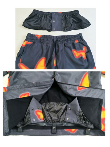 Molocoster Flame Butterfly Snow Pants - Unisex