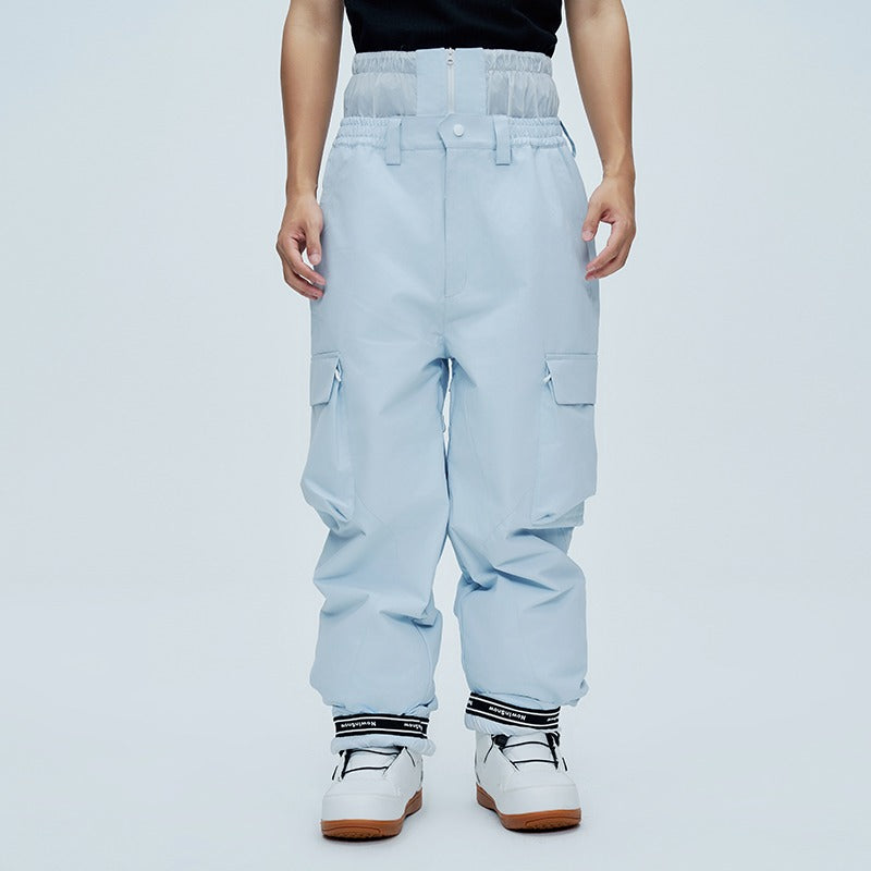 NIS 2L Solid Color Loose Pants - Unisex